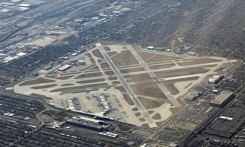 Aerial view of Chicago Midway Airport