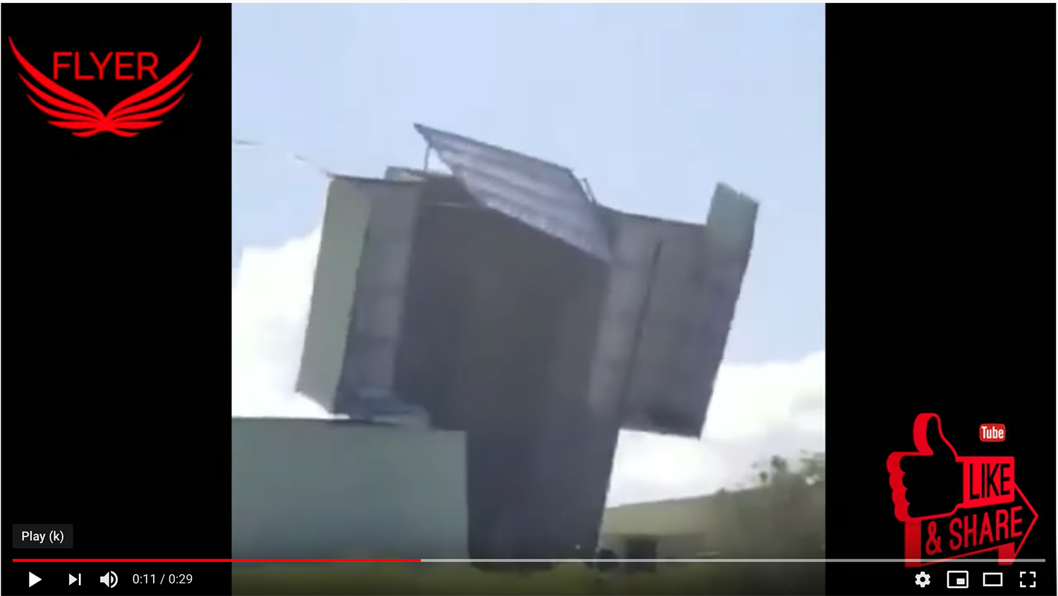 Jet Blast Sends Cessna, Hangar, Airborne With Devastating Results