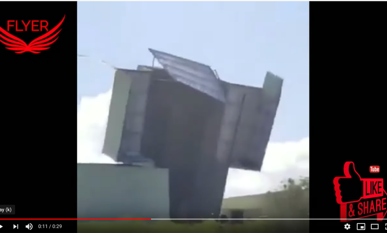 Jet Blast Sends Cessna, Hangar, Airborne With Devastating Results