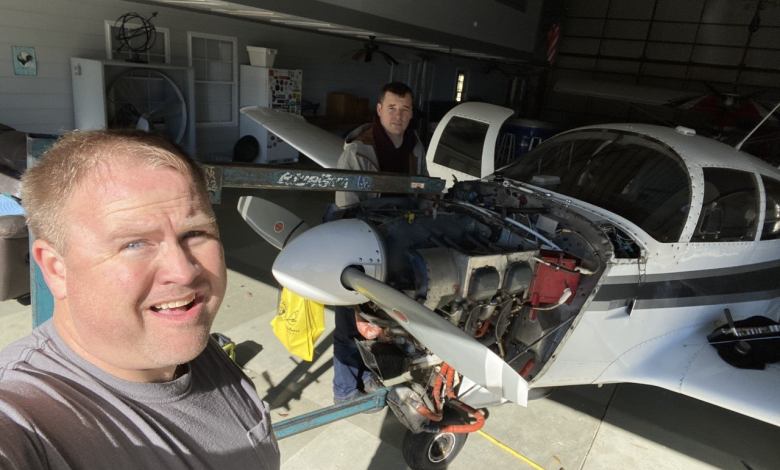 Jeremy King and flying buddy Nick