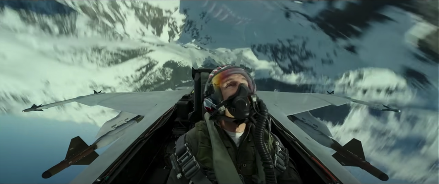 A screenshot from Top Gun: Maverick
