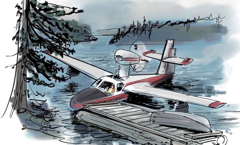 Lake Amphibian illustration by Gabriel Campanario