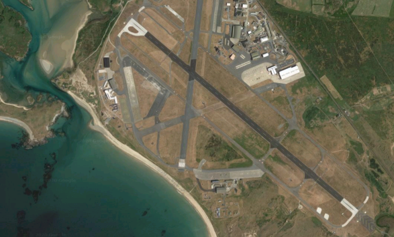 Google Earth image of RAF Valley