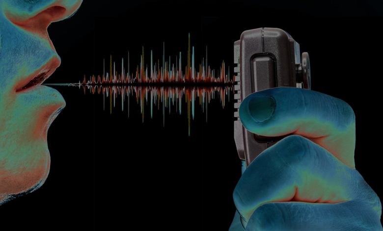 Talking on the radio