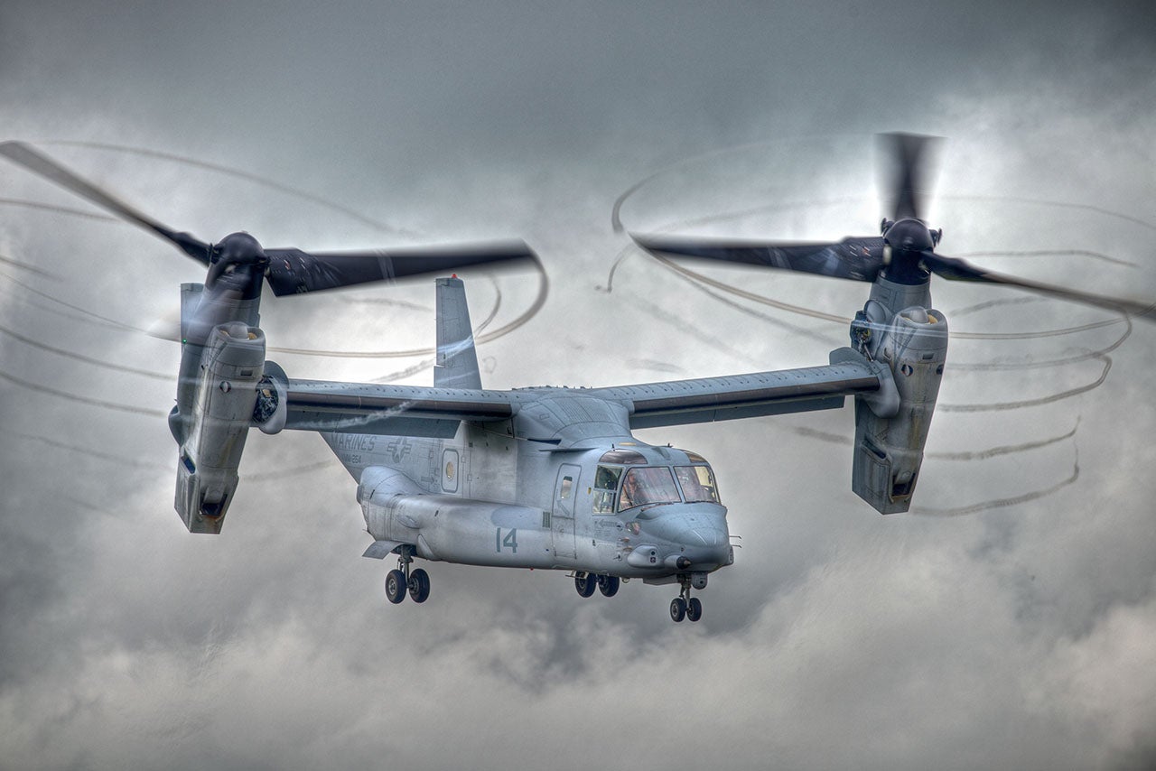 V-22 Osprey. Photo by Peter Groneman via flickr