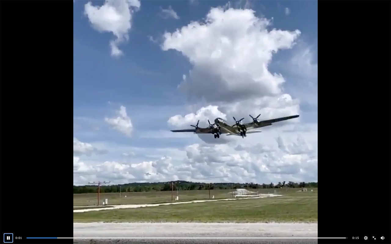 B-29 Fly By Video