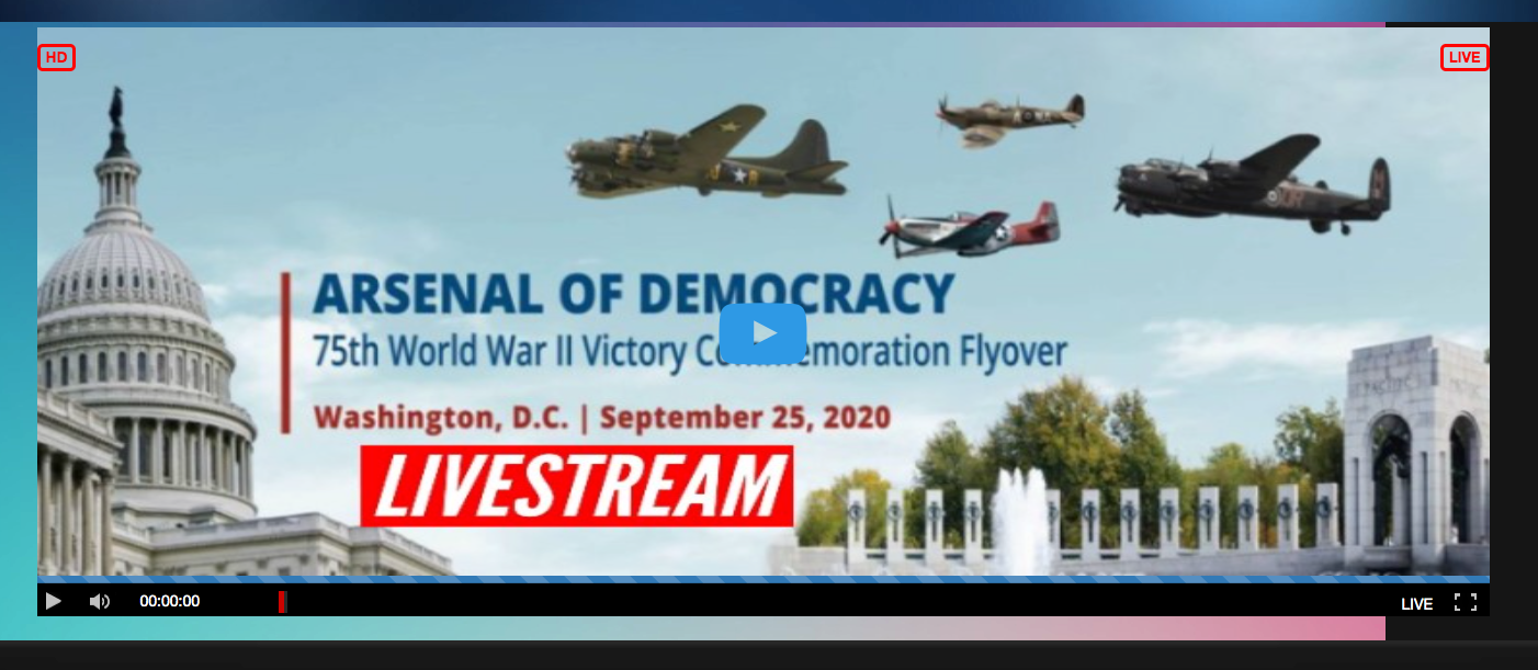 Warbirds Fly Over D.C. En Masse Commemorating 75 Years Since The End of WWII