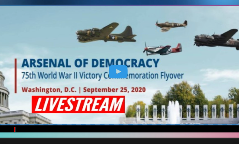 Warbirds Fly Over D.C. En Masse Commemorating 75 Years Since The End of WWII