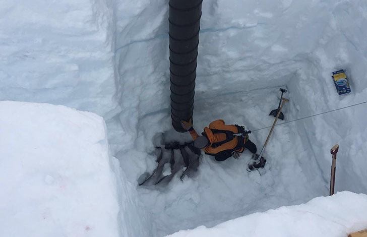 Airbus A380 Engine Fell Off The Plane; Hopeful Investigators Dug It Out Of Deep Snow