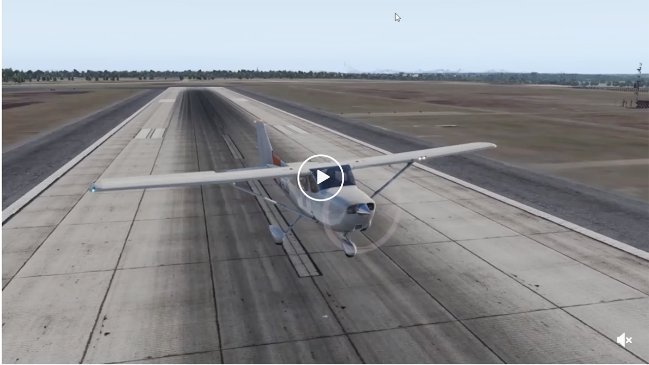A Microsoft Flight Simulator video shows what happens when a pilot tries to land a Skyhawk in a 65-knot headwind.