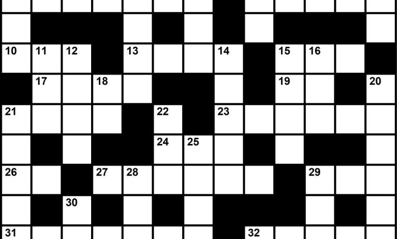 November 2020 Crossword