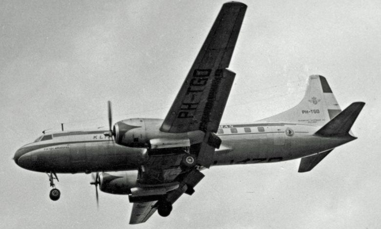 The accident airplane, a Convair 340, similar to this vintage model but converted into a freight hauler.