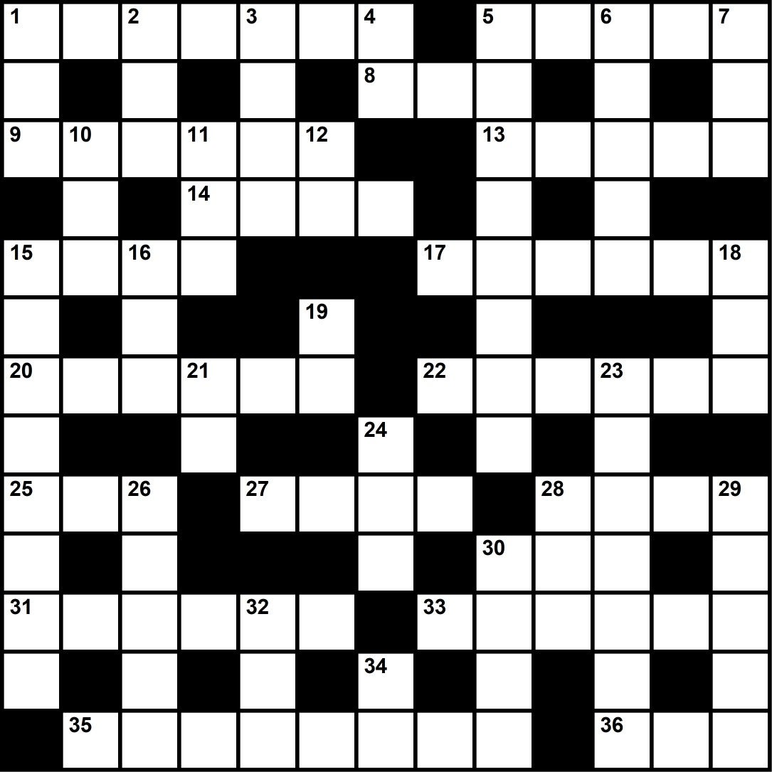 December 2020 Crossword