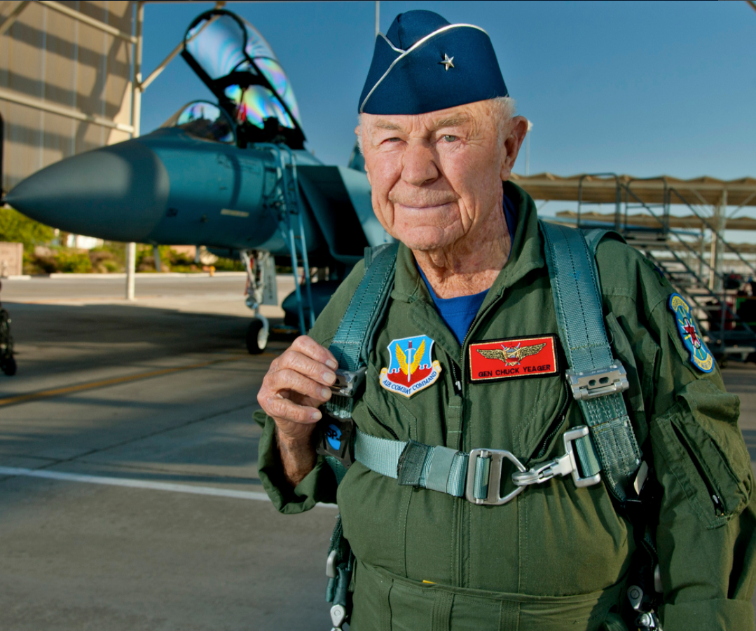 General Chuck Yeager at 89. Photo by Master Sgt. Jason Edwards, Courtesy United States Air Force