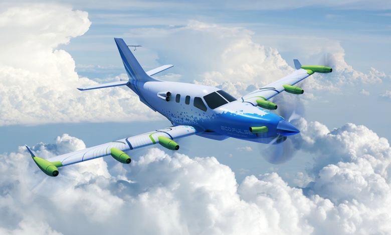 Daher's announcement of the EcoPulse is one of the top headlines from the Aviation world. Artist’s rendition courtesy of Daher.