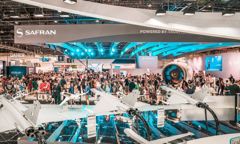 A scene from the 2017 Paris Air Show. Organizers announced this week that they had cancelled the June 2021 event due to the coronavirus pandemic.
