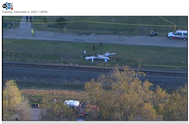 Mystery Fatal Runaway Plane: RV-6 Crashes Near Galveston
