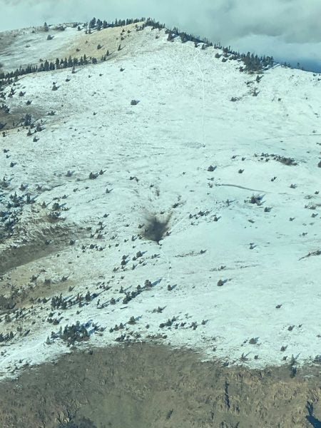 Photo of a Citation crash in Oregon. Courtesy of John Parker.