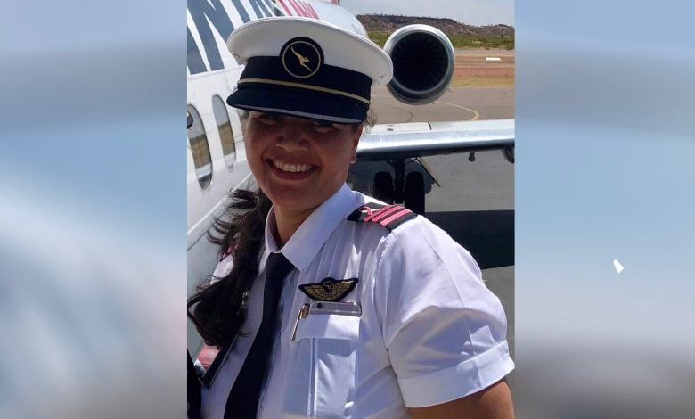Jacinda Cottee, a former first officer for QantasLink