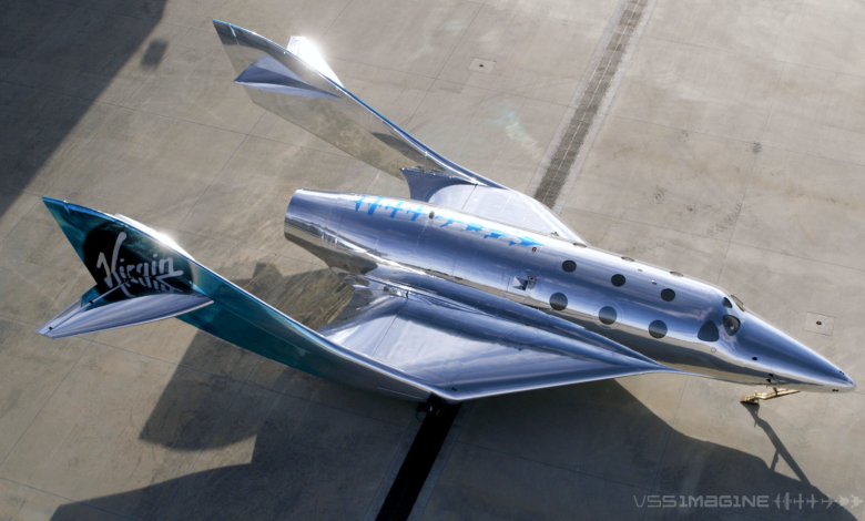 Virign Galactic spacecraft
