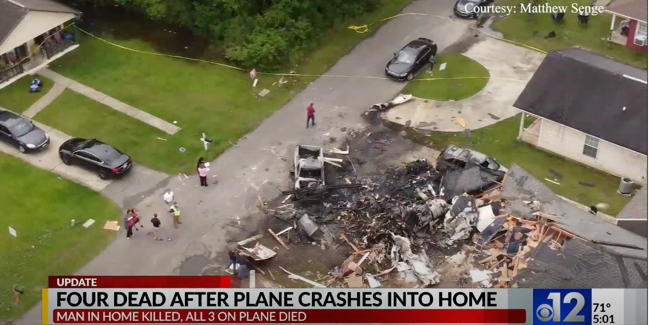 Mitsubishi Plane Crash in Mississippi