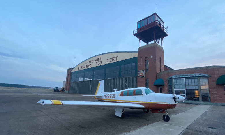An unplanned stopover at Hope, Arkansas, reminded the author of the wonderful world that is light GA and the thousands of small airports that are its foundation. Photo by Jeremy King