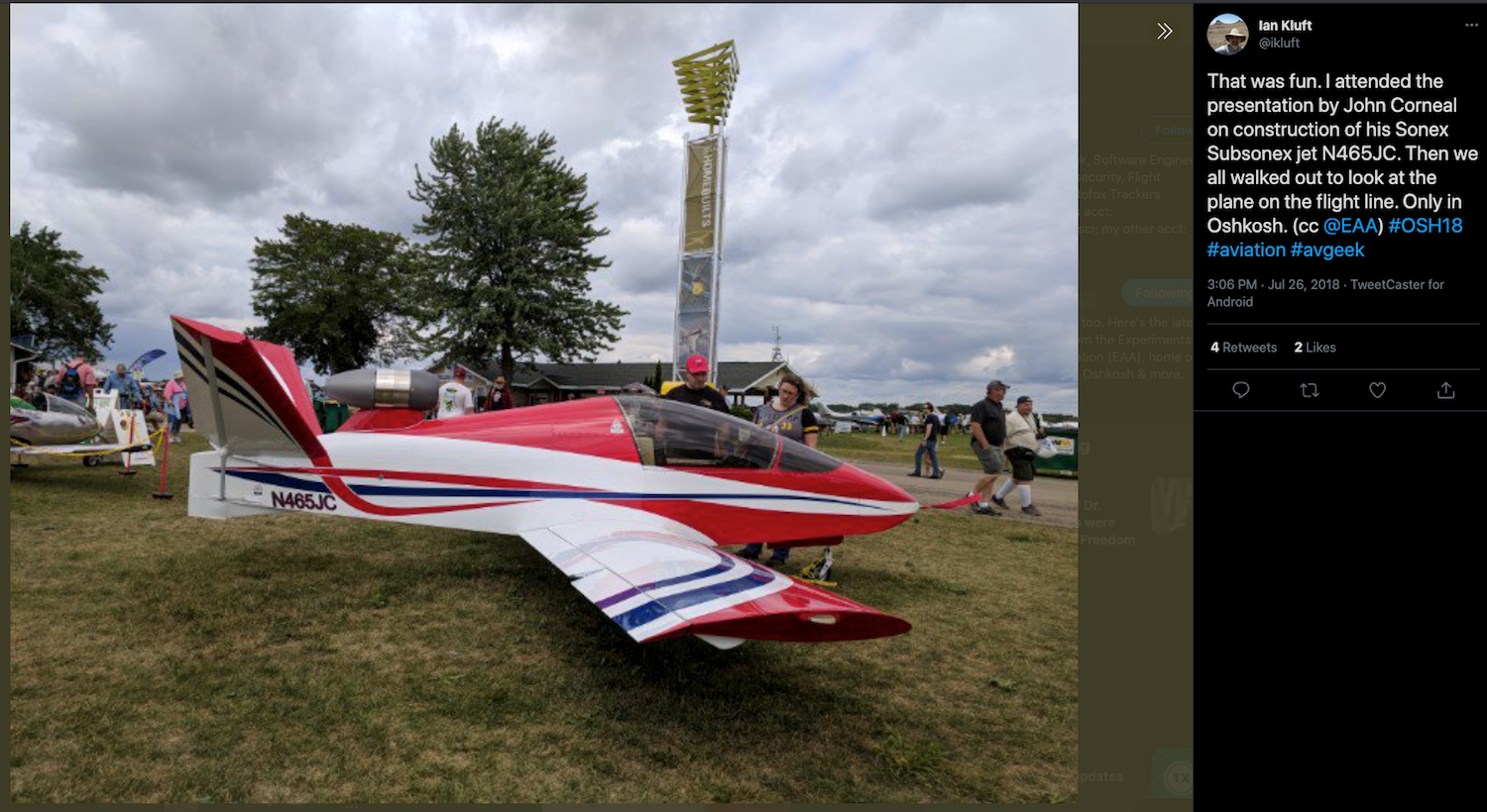 One Dead In Crash of SubSonex Mini Jet In Louisiana