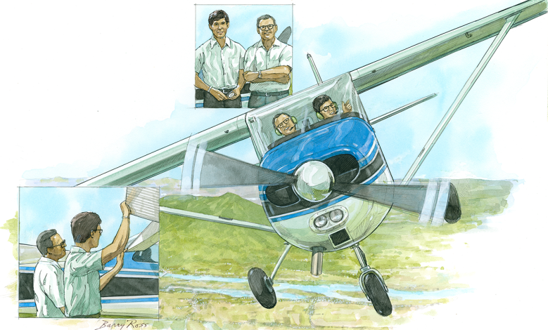 A Father Passes On The Gift Of Flying