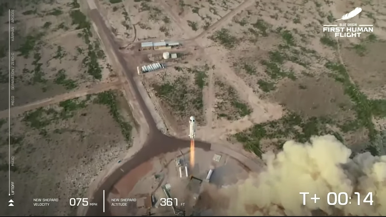 Blue Origin Liftoff Success