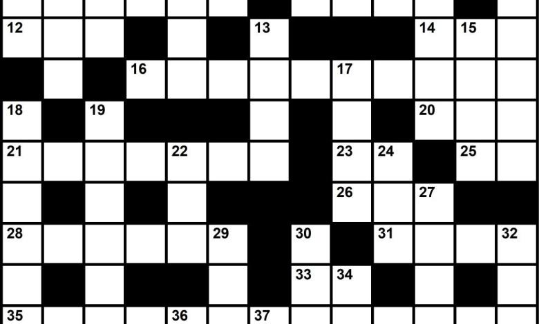 July 2021 Crossword