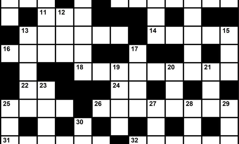 September 2021 Crossword Puzzle