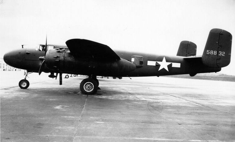 A B-25 similar to the aircraft that crash-landed. - The Missing Ghost Bomber Of Pittsburgh - Plane & Pilot