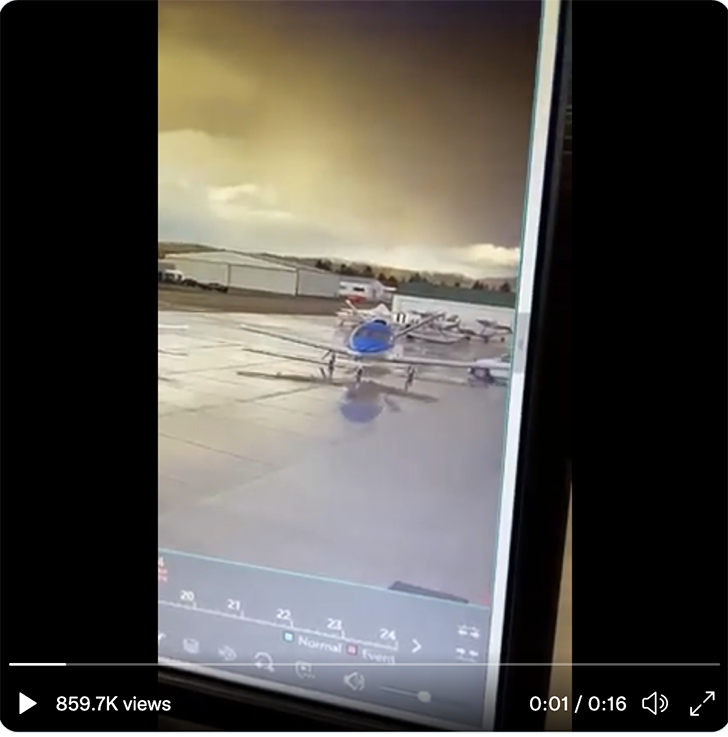 Video: Driver Summons Tesla Right into Parked Vision Jet