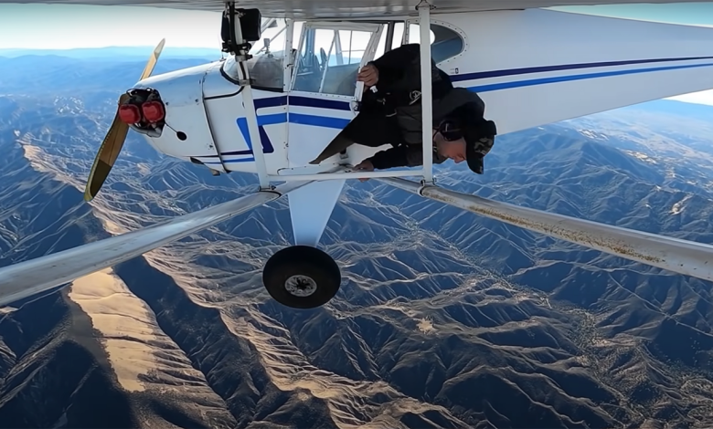 Trevor Jacob bailing out of his airplane - FAA Revokes YouTuber’s Pilot Certificate