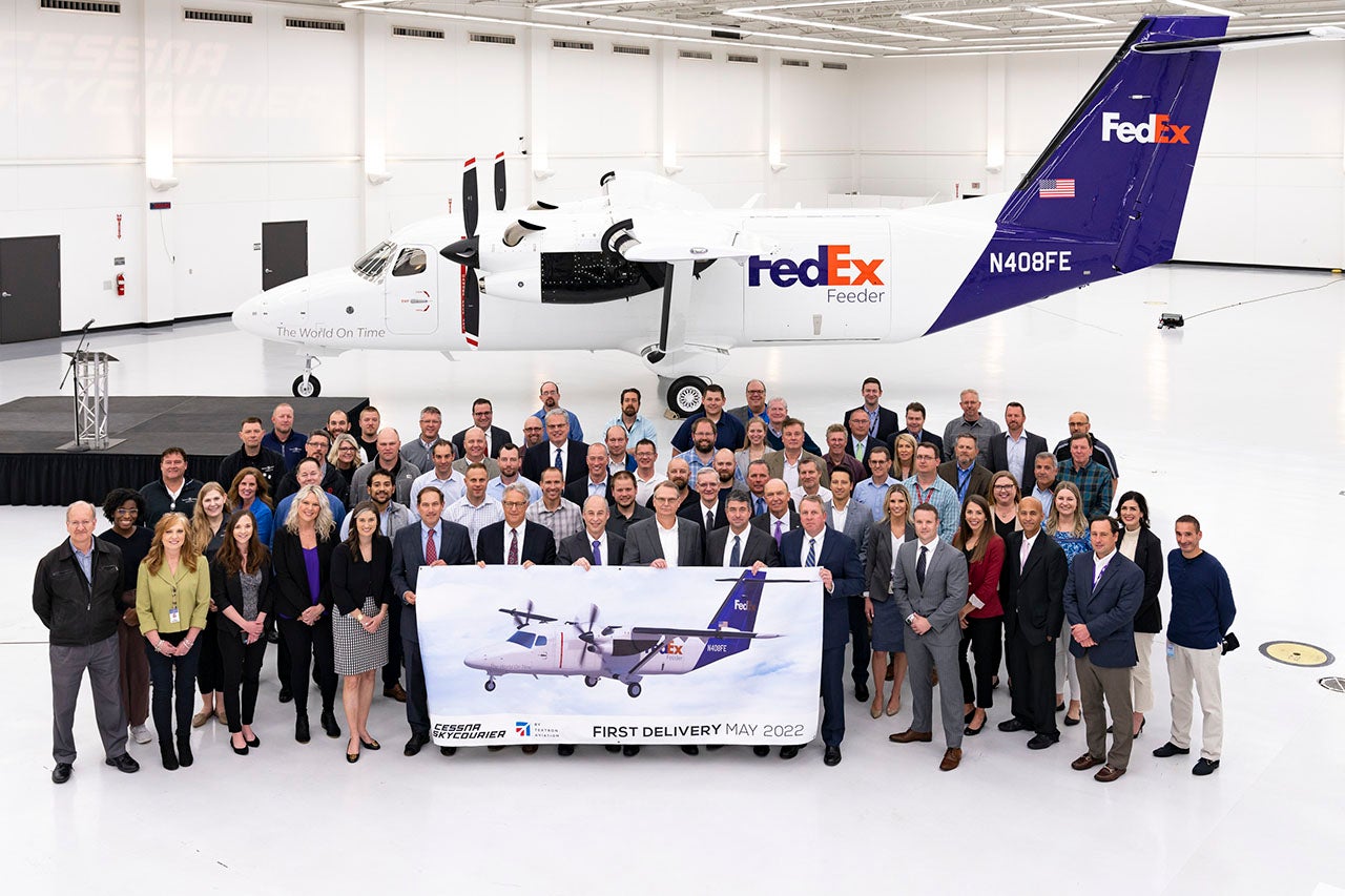 First Cessna SkyCourier Delivered to FedEx