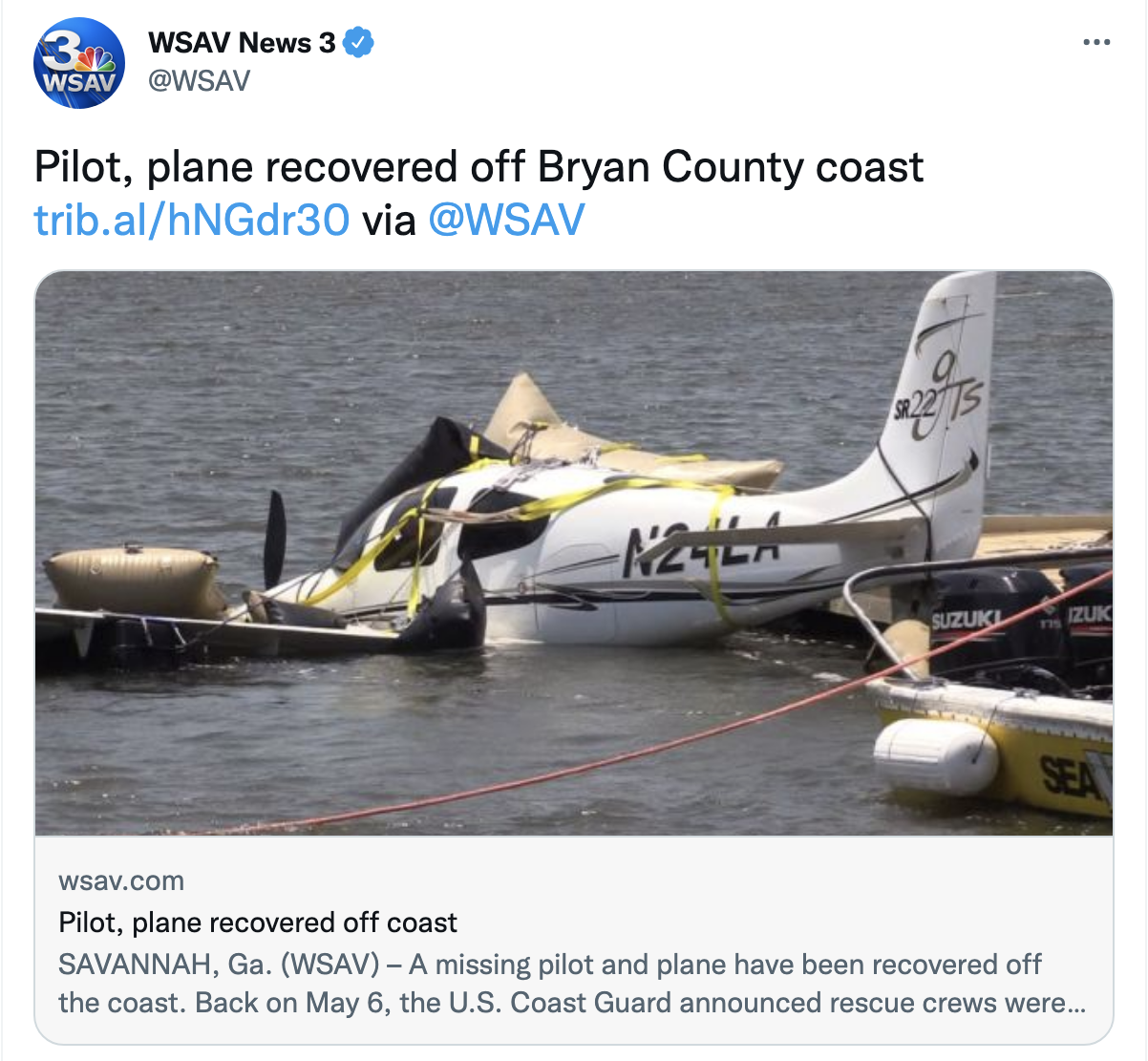 Mystery Deepens as Cirrus SR22 Recovered from Atlantic