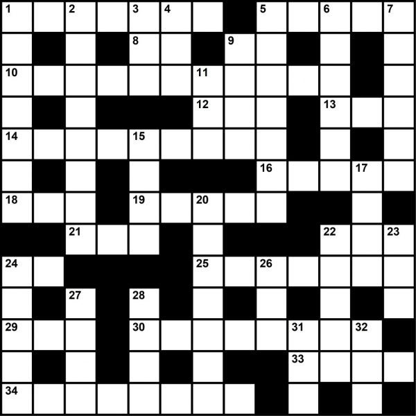 Crossword Puzzle: May 2022