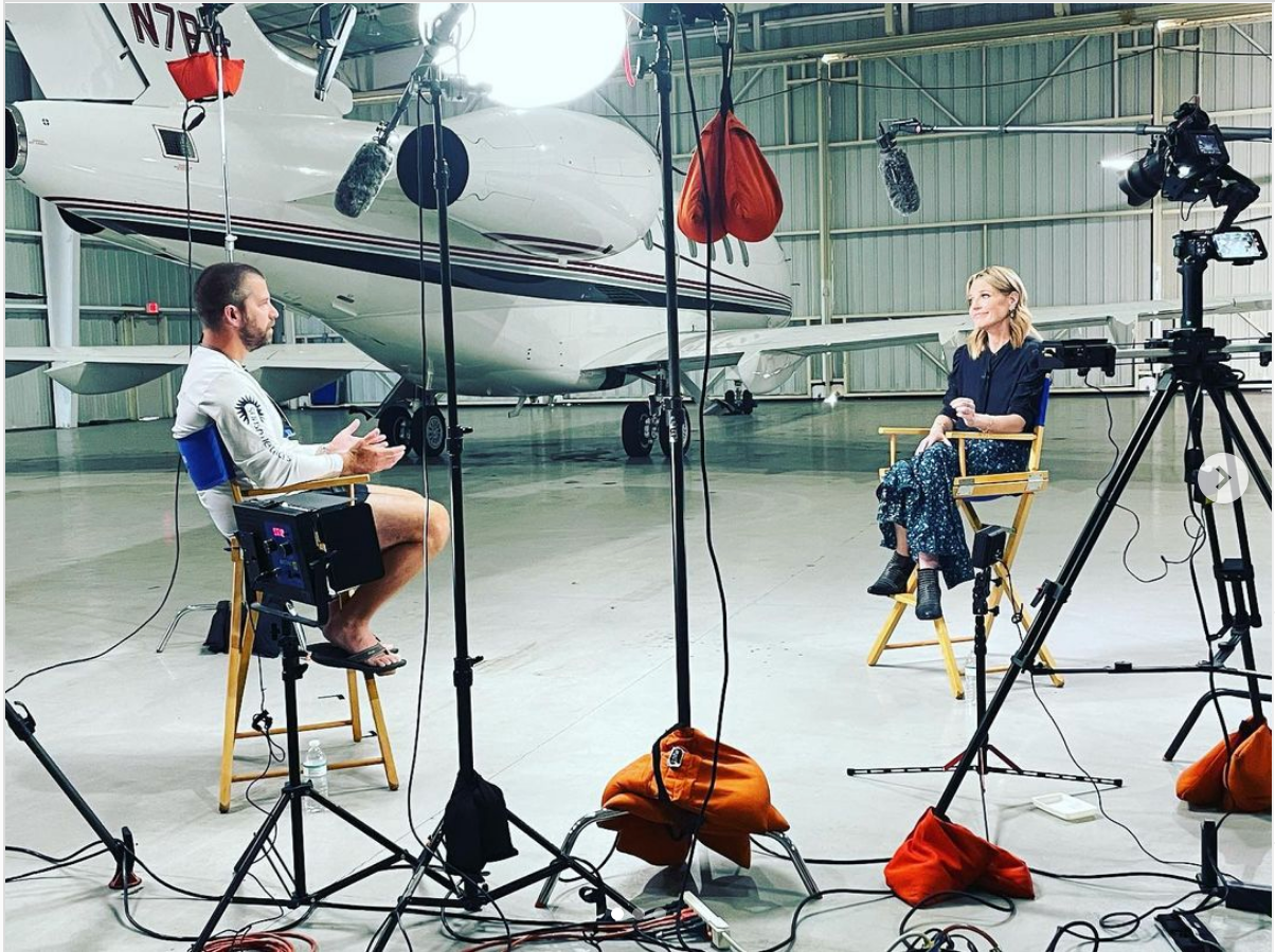 Darren Harrison with Savannah Guthrie - Passenger Turned Pilot Miracle Explained