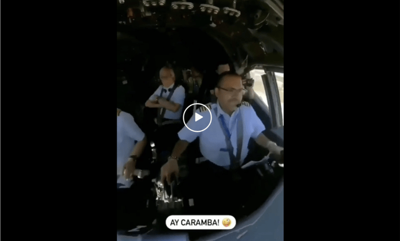 Hard Landing In A Boeing 727