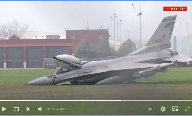 Second F-16 Goes Off South Dakota Runway