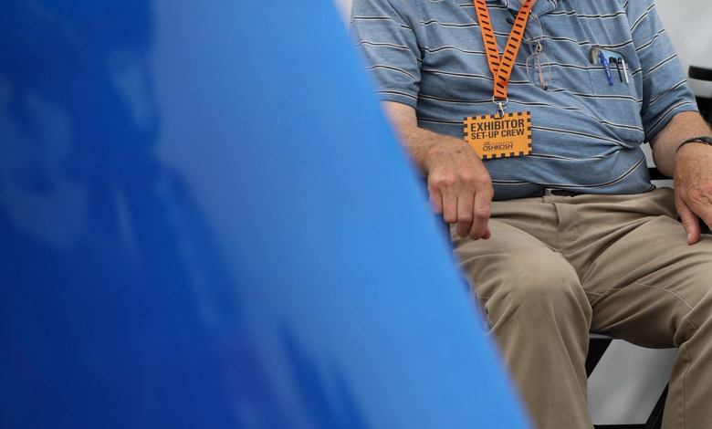 Richard VanGrunsven of Vans. - Oshkosh AirVenture 2022 Monday