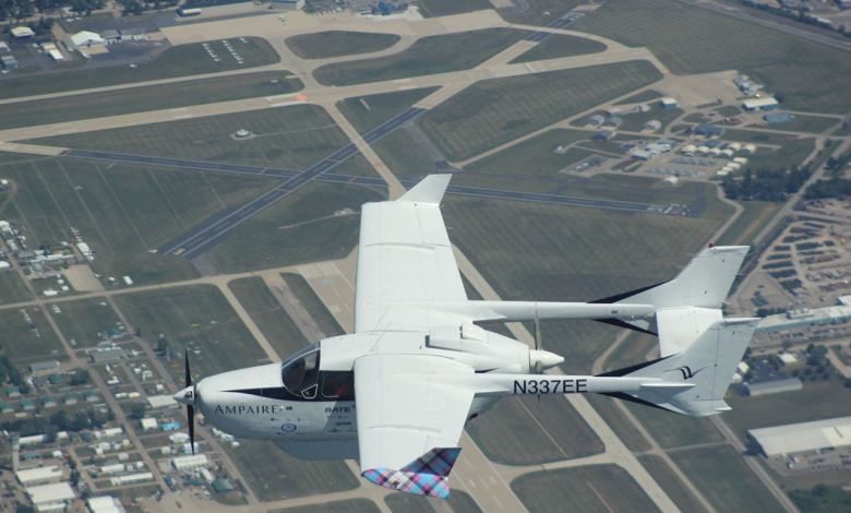 Ampaire Electric Hybrid Flies from California To Oshkosh