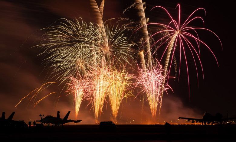 EAA AirVenture Oshkosh Night Air Show 2022