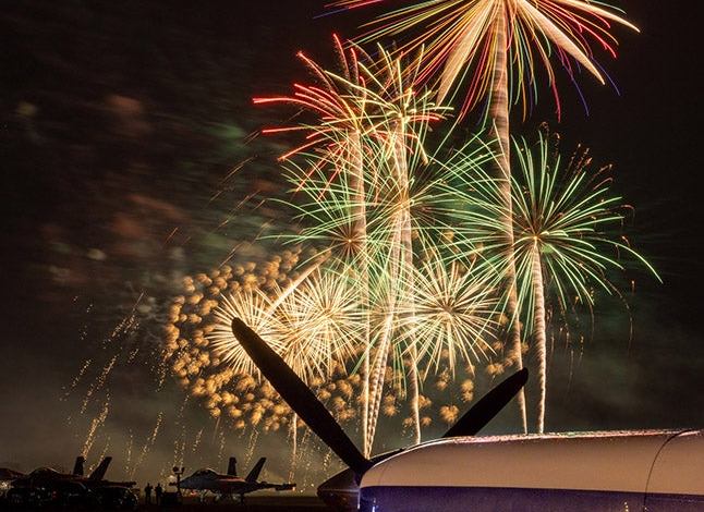 EAA AirVenture Oshkosh Night Airshow 2022