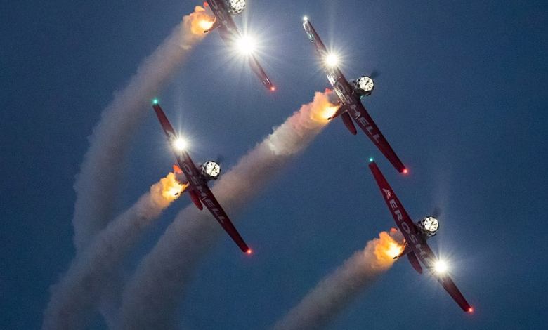 EAA AirVenture Oshkosh Night Airshow 2022