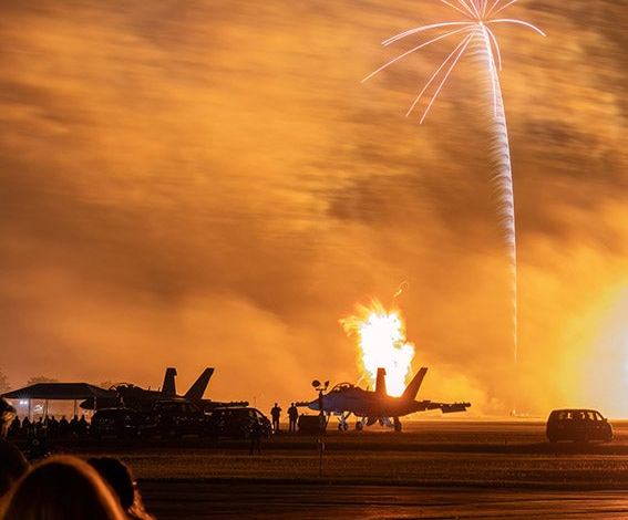 EAA AirVenture Oshkosh Night Airshow 2022