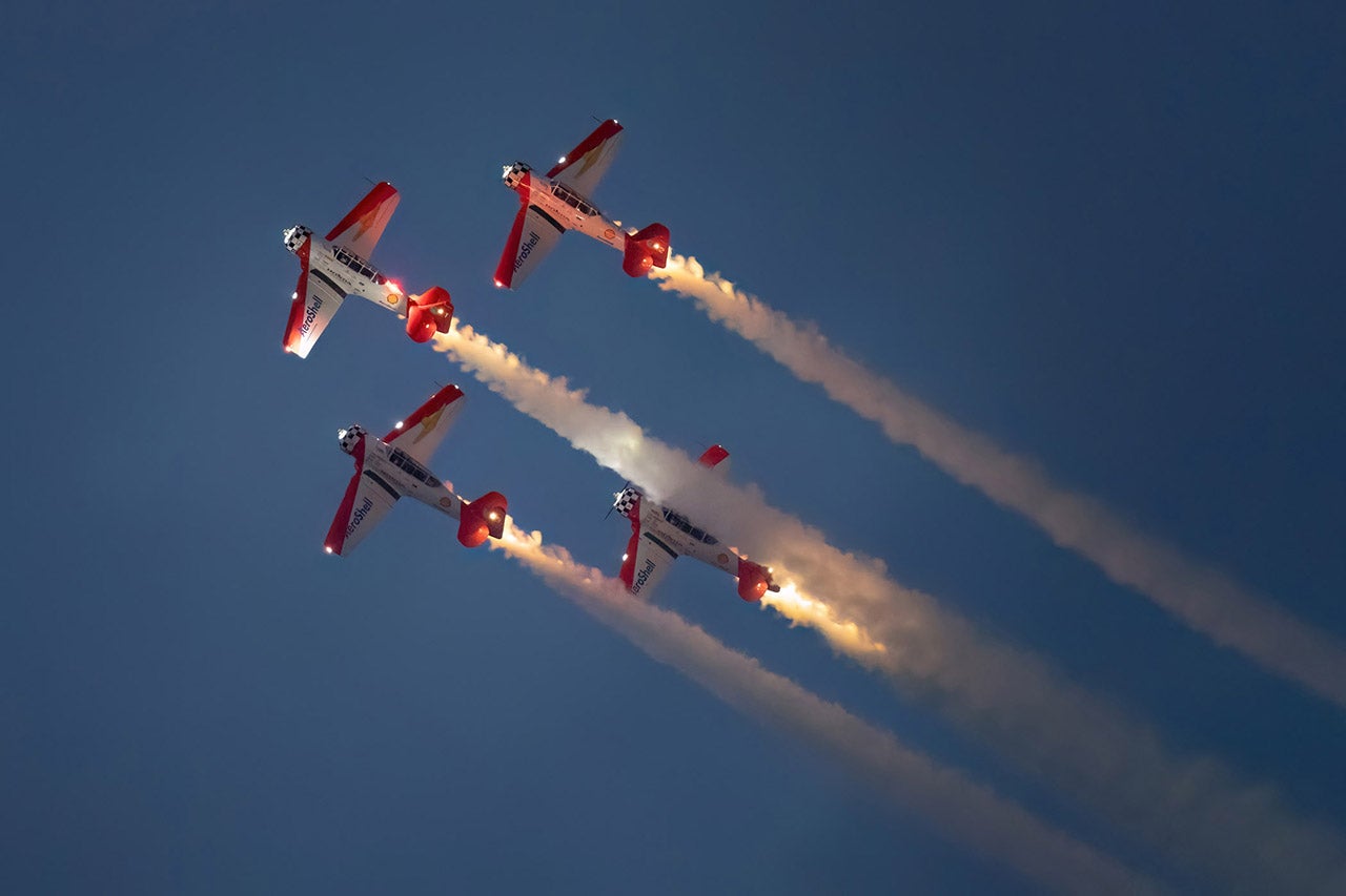 EAA AirVenture Oshkosh Night Airshow 2022