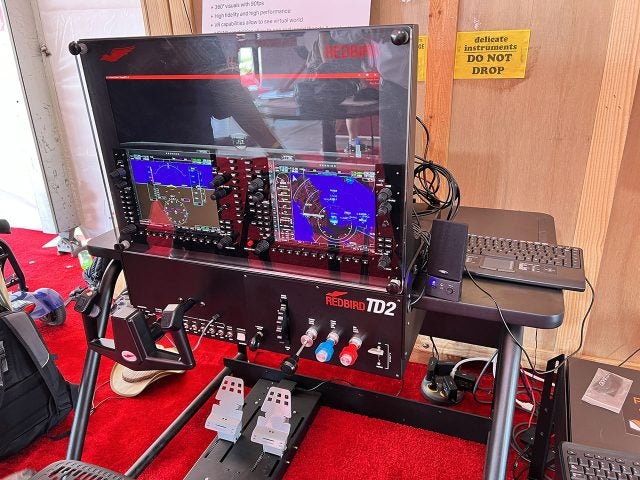 Redbird's Mixed-Reality Simulator