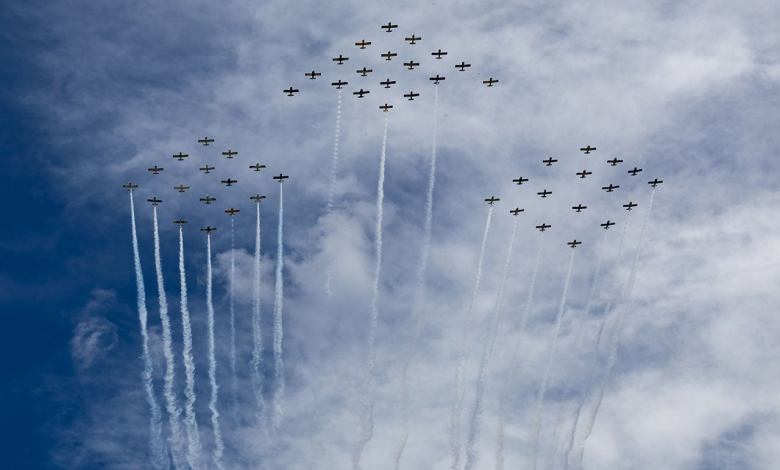 Vans RV Fly Over - Oshkosh AirVenture Tuesday 2022