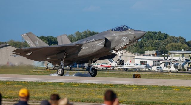 F-35 at Oshkosh 22